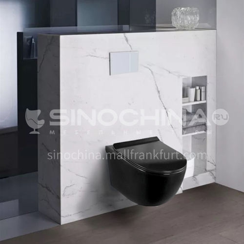  black color wall mounted toilet  